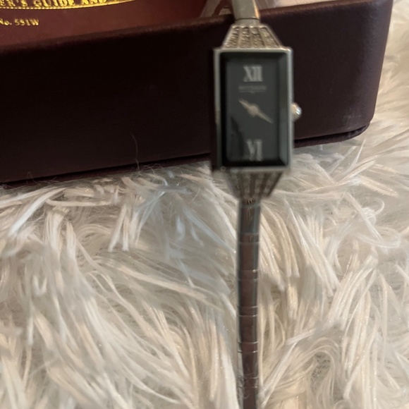 Ladies Wittnauer winter garden diamond accent bangle - Picture 4 of 4